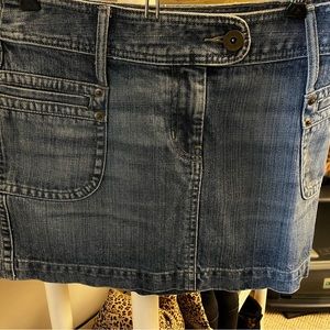 H & M denim mini skirt Size 6